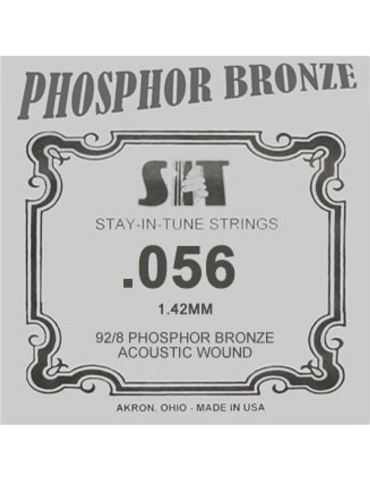 Cuerda Guitarra Acústica Phosphor Bronze SIT .056B