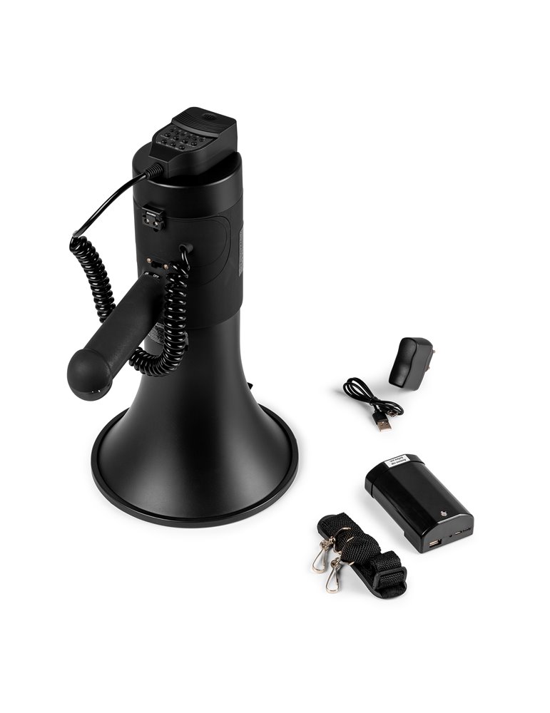 MEG075 Megáfono 75W Negro Mate