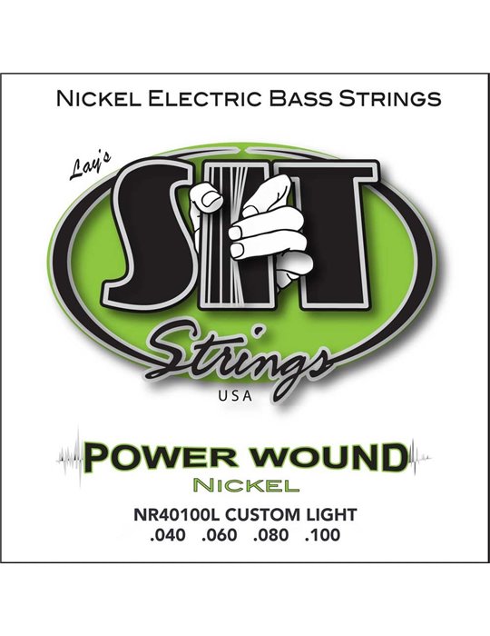 Juego Cuerdas Bajo SIT Powerwound NR40100L 040-100