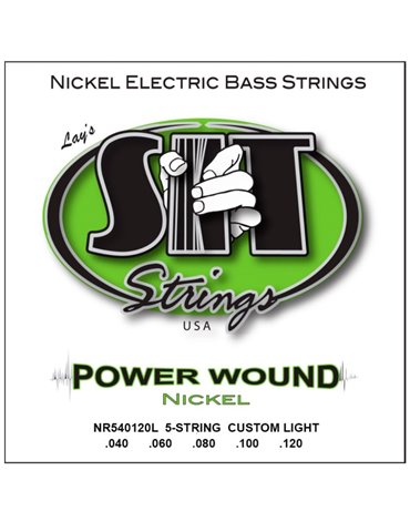 Juego 5 Cuerdas Bajo SIT Powerwound NR540120L 040-120