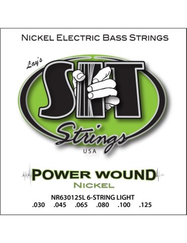 Juego 6 Cuerdas Bajo SIT Powerwound NR630125L 030-125