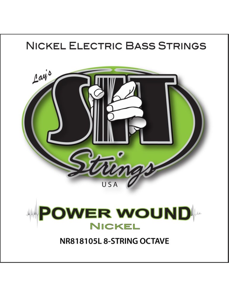 Juego 8 Cuerdas Bajo SIT Powerwound NR818105L 018-105