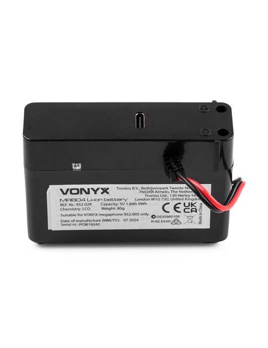 MRB04 Paquete de baterías de iones de litio de 5 V