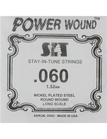 Cuerda Bajo Eléctrico SIT .60NR