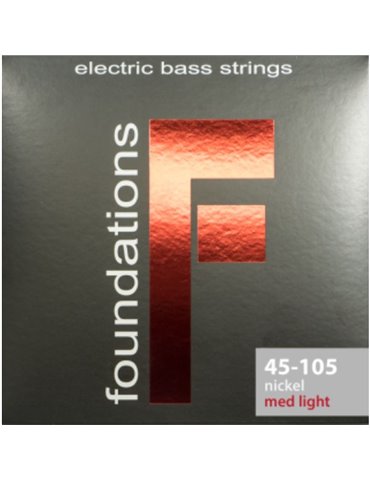 Juego Cuerdas Bajo SIT Foundation Nickel FN-45105L 045-105