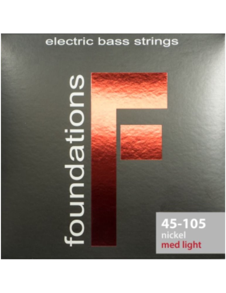 Juego Cuerdas Bajo SIT Foundation Nickel FN-45105L 045-105