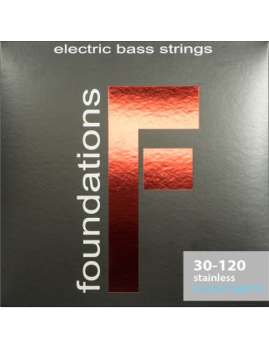Juego 6 Cuerdas Bajo SIT Foundation St.Steel FS-630120L 030-120