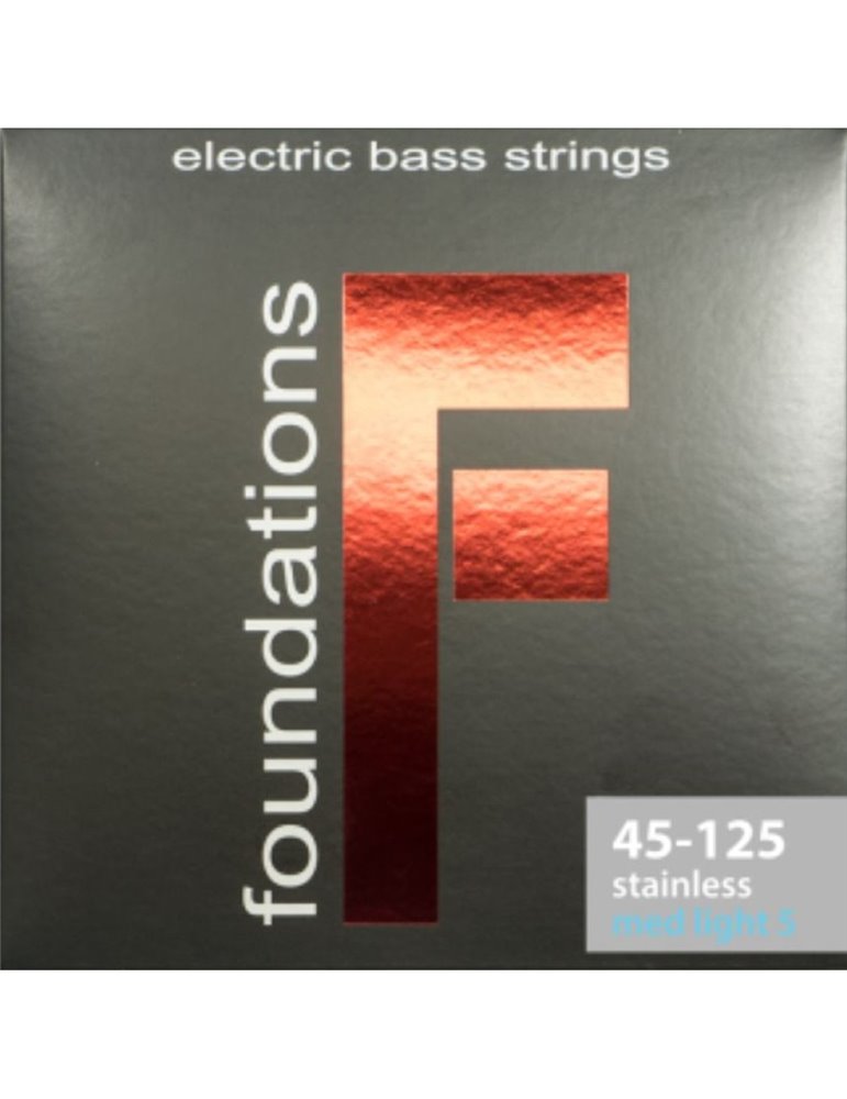 Juego 5 Cuerdas Bajo SIT Foundation St.Steel FS-545125L 045-125