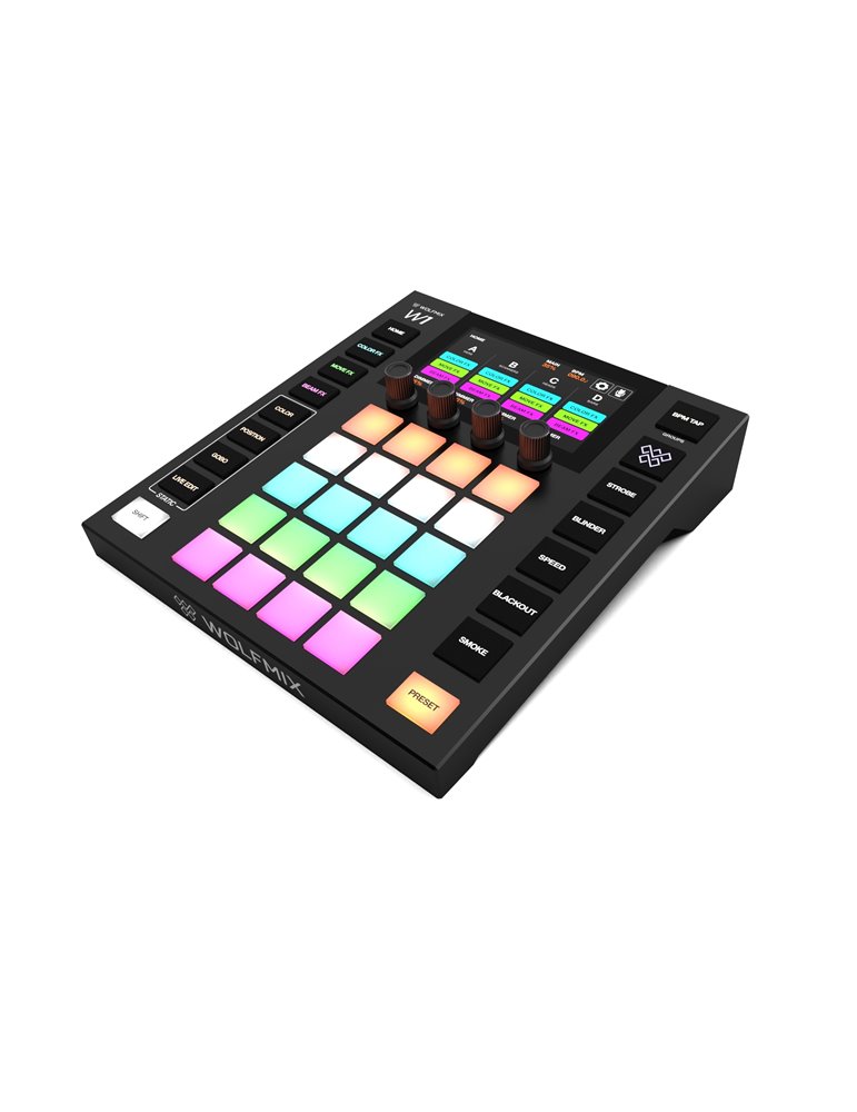Controlador de iluminación DMX Wolfmix W1 MK2