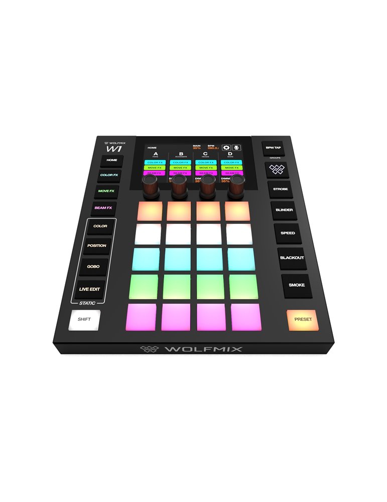 Controlador de iluminación DMX Wolfmix W1 MK2