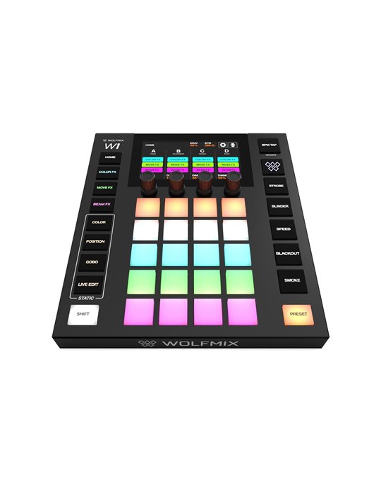 Controlador de iluminación DMX Wolfmix W1 MK2