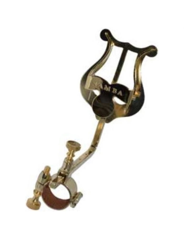 Atril de marcha Samba Corneta Argolla Abierta 9108SM Dorado