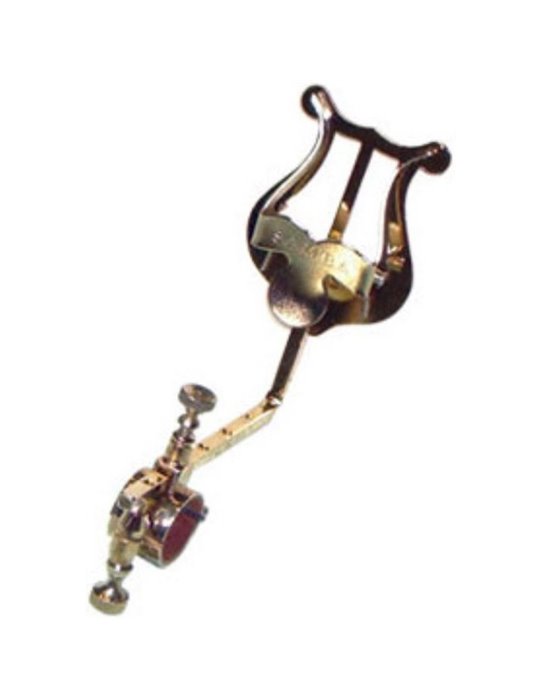 Atril de marcha Samba Corneta Argolla Codo Tuberia 9129SM Dorado