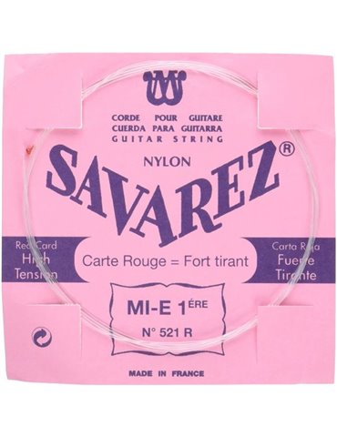 Cuerda Savarez Clásica 1a Carta Roja 521-R
