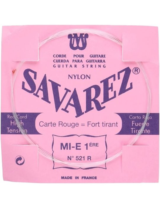 Cuerda Savarez Clásica 1a Carta Roja 521-R