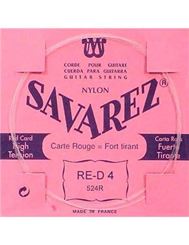 Cuerda Savarez Clásica 4a Carta Roja 524-R