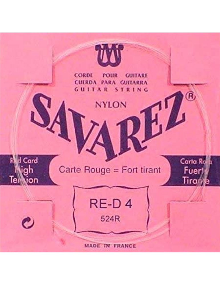 Cuerda Savarez Clásica 4a Carta Roja 524-R