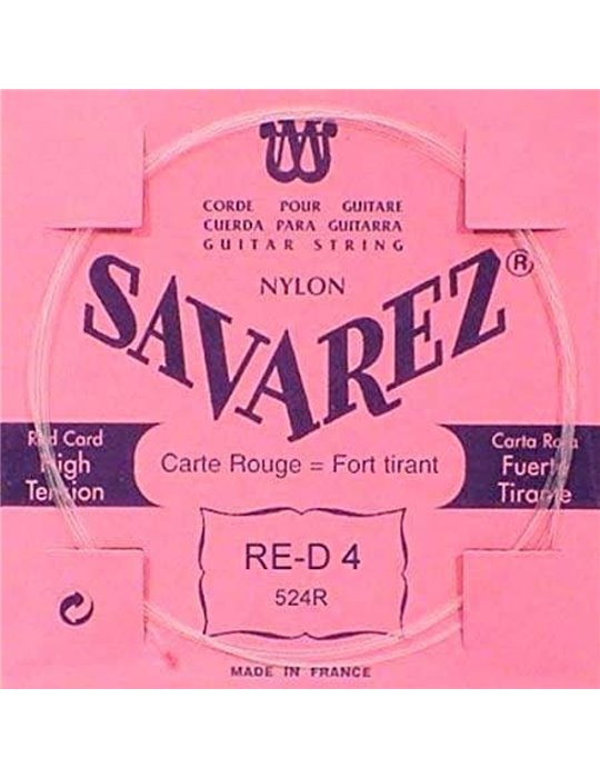 Cuerda Savarez Clásica 4a Carta Roja 524-R