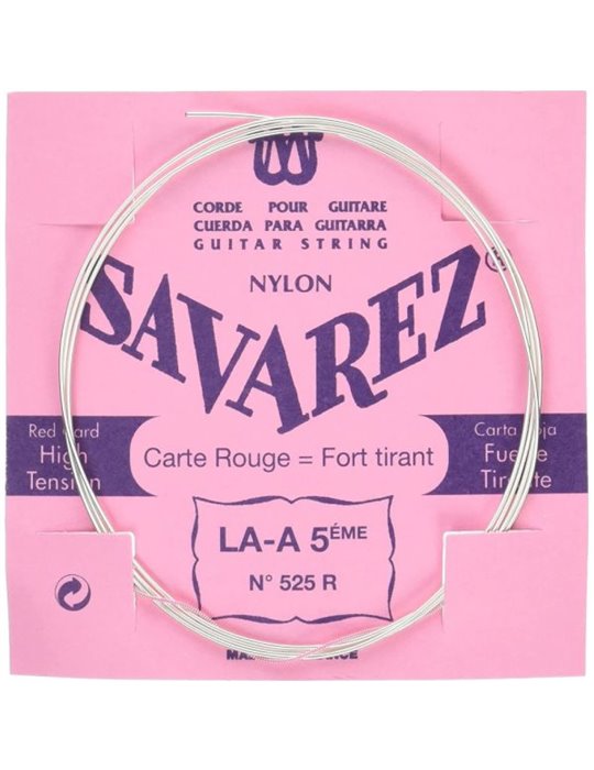 Cuerda Savarez Clásica 5a Carta Roja 525-R