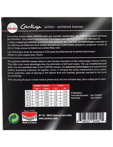 Juego Savarez Clásica Alliance Cantiga Pulida Classic 510-ARH 2