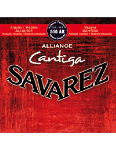 Juego Savarez Clásica Alliance Cantiga Roja 510-AR
