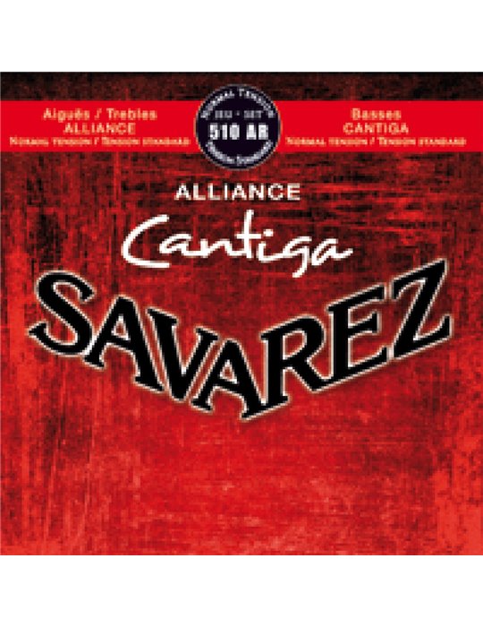 Juego Savarez Clásica Alliance Cantiga Roja 510-AR