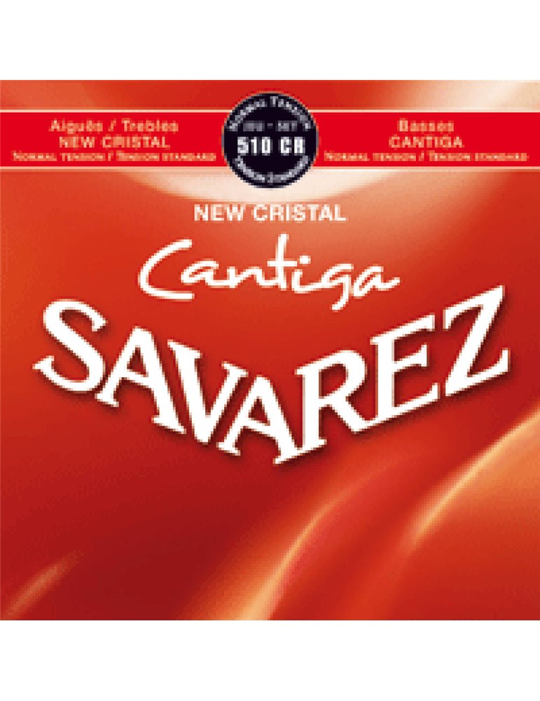 Juego Savarez Clásica New Cristal Cantiga Roja 510-CR