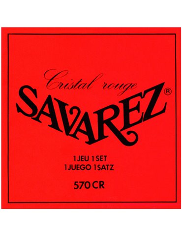 Juego Savarez Clásica Cristal Roja 570-CR