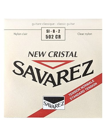 Cuerda Savarez Clásica 2a New Cristal Roja 502-CR