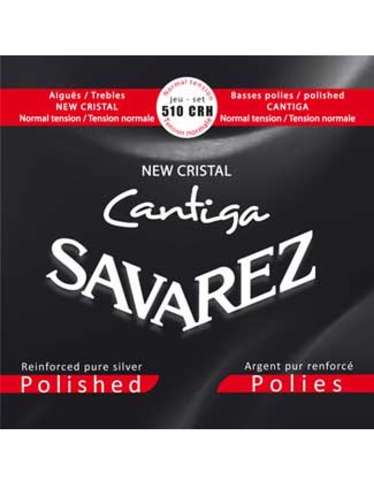 Juego Savarez Clásica New Cristal Cantiga Roja 510-CRH