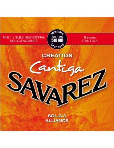 Juego Savarez Creation Cantiga Roja Clasica 510-MR