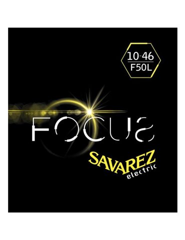 Juego Cuerdas Guitarra Eléctrica Savarez Focus F50L 010-046