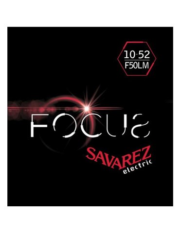 Juego Cuerdas Guitarra Eléctrica Savarez Focus F50LM 010-052