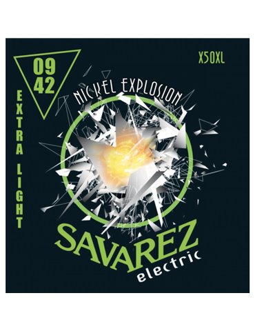 Juego Cuerdas Guitarra Eléctrica Savarez Explosion X50XL 009-042
