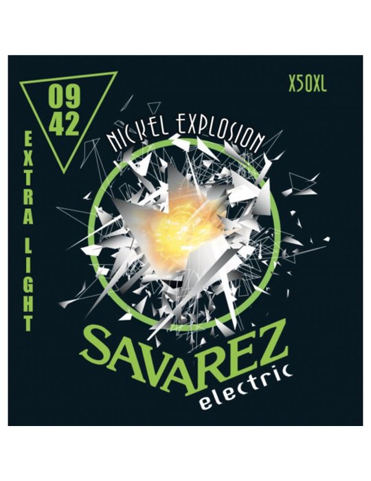 Juego Cuerdas Guitarra Eléctrica Savarez Explosion X50XL 009-042