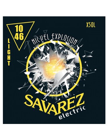 Juego Cuerdas Guitarra Eléctrica Savarez Explosion X50L 010-046