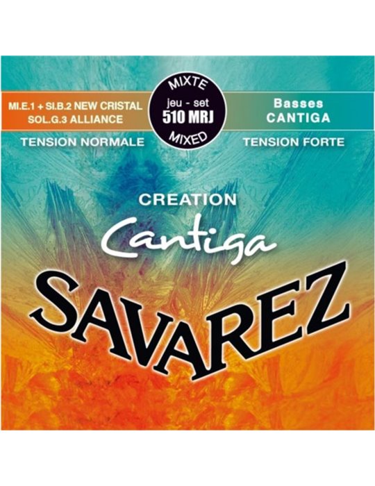 Juego Savarez Creation Cantiga Roja/Azul Clasica 510-MRJ