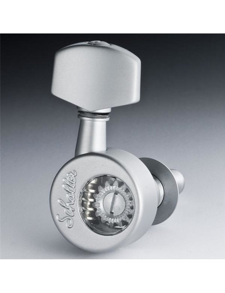 Clavijero Eléctrica Schaller Da Vinci Cromo Satinado 6L 10100320