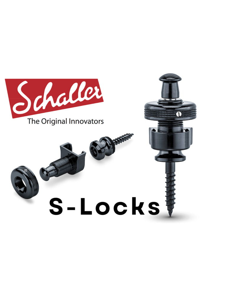 Schaller S-Locks Negro Cromo 14010401