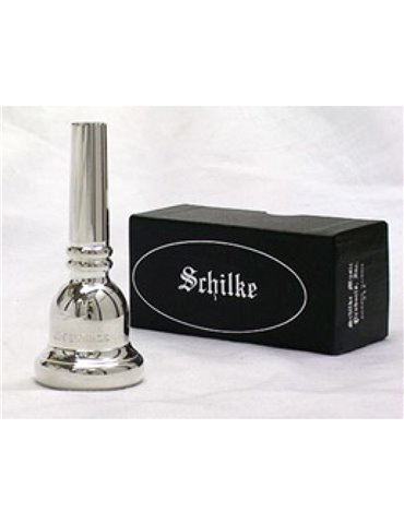 Boquilla Schilke Trombón Bajo Tubería Ancha 55-59 Plateada