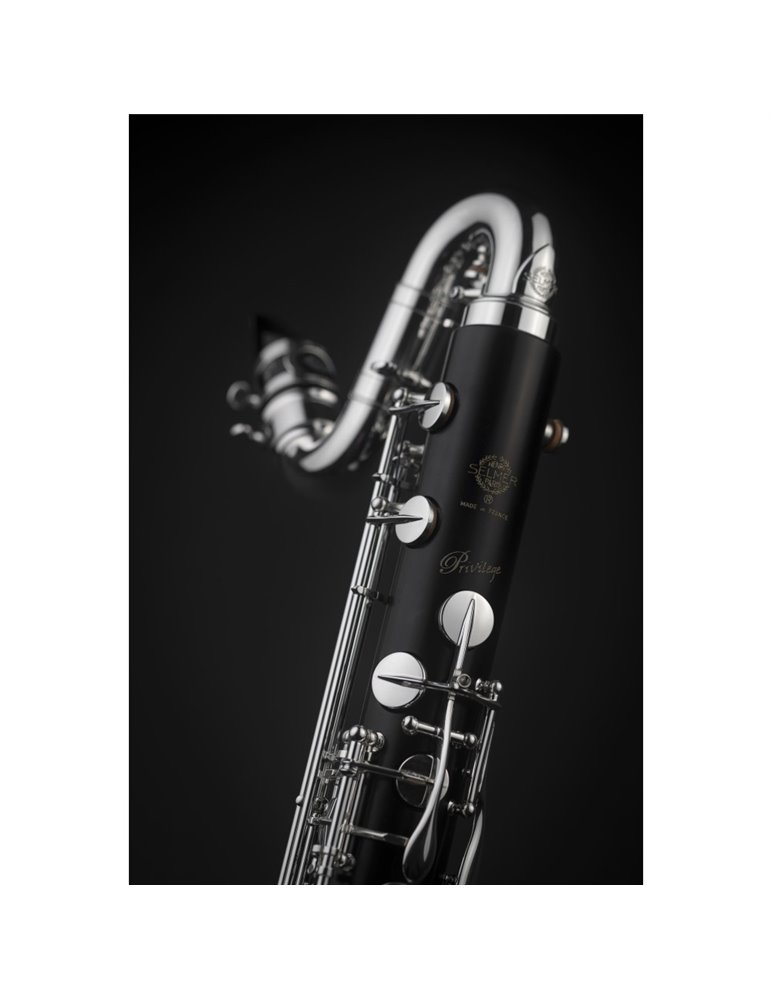 Clarinete Bajo Selmer Privilege (Hasta Do) Plateado