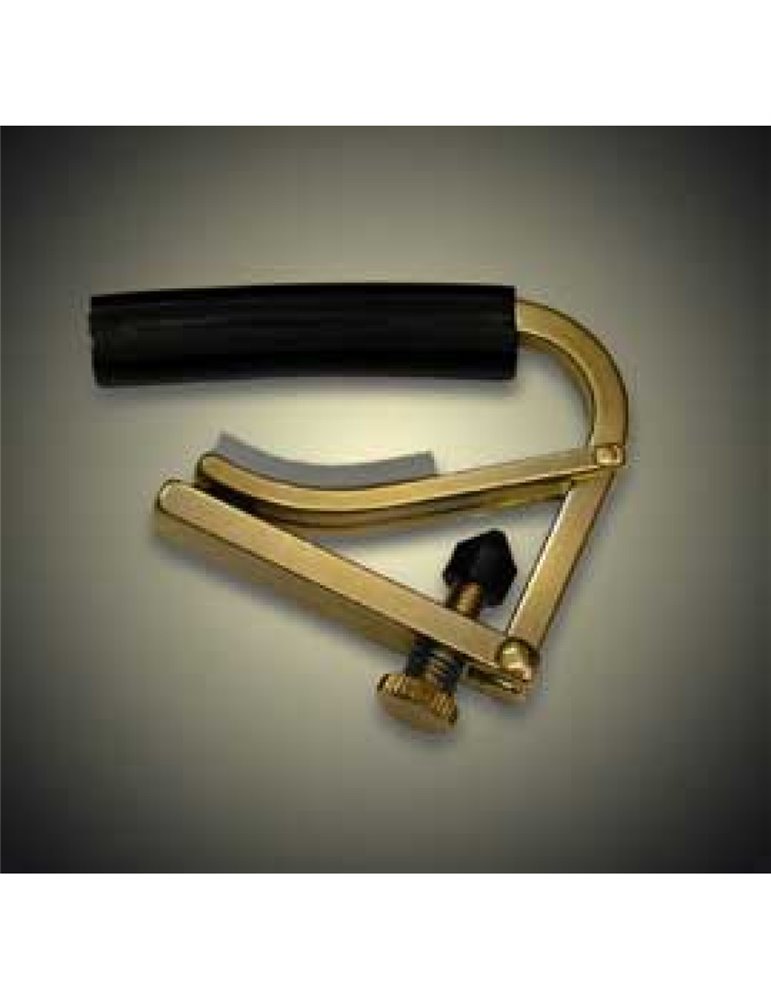 Cejilla Shubb C-3B Curvada 12 Cuerdas Dorada