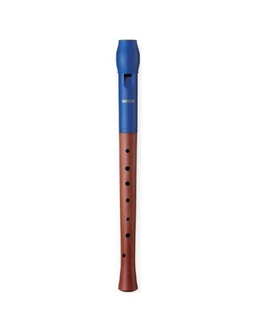 Flauta Dulce Soprano Digitación Alemana Smart WRS-4338G-BL Mixta Azul