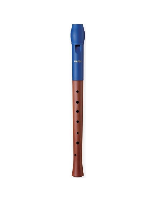 Flauta Dulce Soprano Digitación Alemana Smart WRS-4338G-BL Mixta Azul