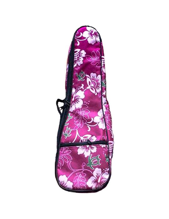 Funda Ukelele Soprano Woodi WUC-21-NW01 Floral Rosa