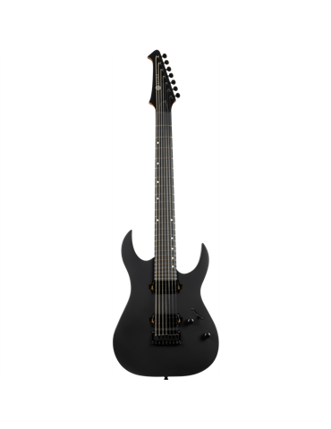 Guitarra Eléctrica Spira 7 Cuerdas S407-MBK Satin Black