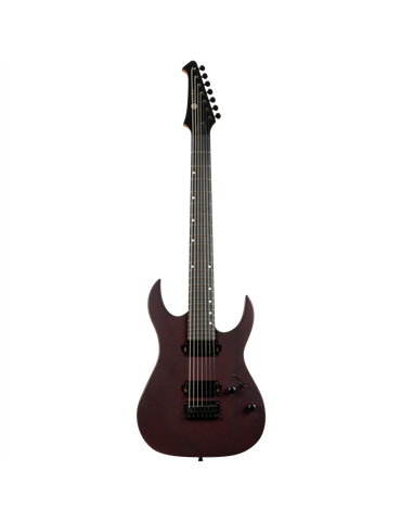 Guitarra Eléctrica Spira 7 Cuerdas S407-MWR Satin Wine Red