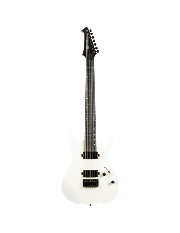 Guitarra Eléctrica Spira 7 Cuerdas S407-MWH Satin White
