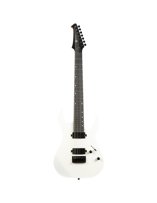 Guitarra Eléctrica Spira 7 Cuerdas S407-MWH Satin White