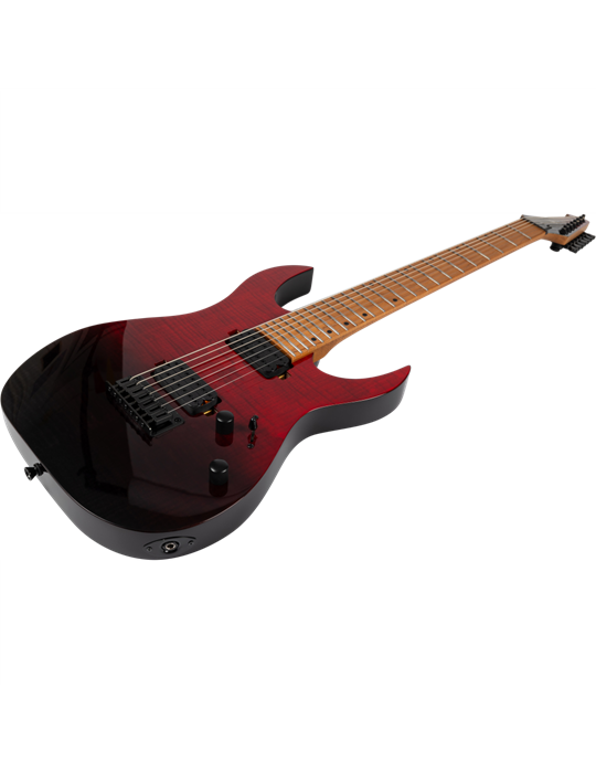 Guitarra Eléctrica Spira 7 Cuerdas S457-TRD Transparent Red